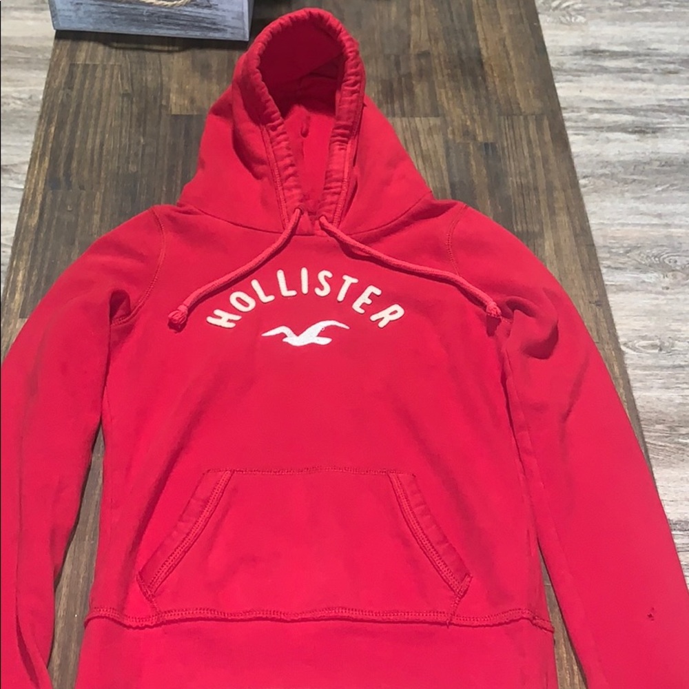 Red hollister sweatshirt
